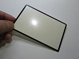 3DS LL 上液晶画面プロテクター・液晶シールド・純正パネル(ブラック枠)