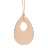 Aishine Teether -Natural Pain Reduce Rainbow Silicone Teething Nursing Breastfeeding Necklace for Mo