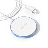 Mag Safe充電器 磁気ワイヤレス充電器 マグネット式 マグセーフ充電器 iPhone16/15/14/13/12シリーズ用の充電器 一台三役 急速 軽量 最大15W Type-C