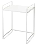 山崎実業 キッチンラック レンジ上ラック 調理家電ラック プレート ホワイト サイズ：約W36XD30XH47.5cm Plate 3570