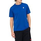 [ルコックスポルティフ] 半袖 Tシャツ インナー 吸汗速乾 UVカット ストレッチ ワンポイント ランニング トレーニング テニス メンズ BL00(LT5SHTZ1M)