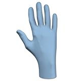 SHOWA 6005PFXL N-Dex Disposable Medical Exam Gloves, Powder-Free, Nitrile, 4 mil, X-Large, Blue by S