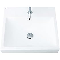INAX　角型洗面器　L-536FC/BN8 L-536N｜LIXIL｜洗面器単品[ベッセル式][角形][480×500][水栓