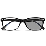 [Dollger] ブルーライトカットメガネ 調光サングラス 伊達メガネ ブルーライトカットめがね 度なし uvカット 軽量 メンズ レディース 男女兼用 ブラック