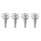 Fenteer 高品質　ボート用　ナイロン製　ビルジポンプ　排水パーツ　通気口　配管継手　ホース　継手　使いやすい　多種選べる - 4個, 3/4インチ