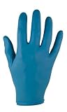 Ansell 92-575-XL TNT Single-Use Gloves Powdered Nitrile 5 mil X-Large Blue [並行輸入品]