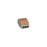 ワゴ WF-3 より線・単線接続可能コネクタ 3穴用 8個入 WF3PK