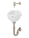 LIXIL(リクシル) INAX 手洗器 オーバーカウンター式・壁付式 ピュアホワイト L-92/BW1