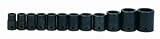 Williams MS-4-12HRC 12-Piece 1/2-Inch Drive Metric Shallow 6 Point Impact Socket Set by Williams