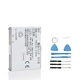 NTT AAN29200， N16/N-01B/ N904i/N905iμ/ N906iμ/ N-02A/ N-04A/ N-08A/ N-09A/ N-07A/ N-02D/ N-01C/ N-02C/N-01B/N-04B電池 対応用 3.8V 780mAh 互換バッテリー PSE認証済 バッテリー修理用 明氏 取付工具付き