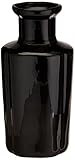 Oriental Furniture 12 Solid Black Porcelain Vase [並行輸入品]