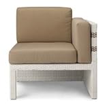 TOEX ソファラタンLA11（ホワイト+コーヒービーン）