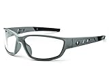 Ergodyne Skullerz Kvasir Safety Glasses - Matte Gray Frame, Clear Lens by Ergodyne