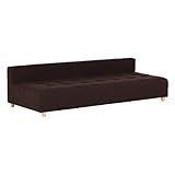 arne ベンチソファ ベンチ イス 背もたれ コーナーソファー ローソファー Baggy DX-armless 3×8 ファブリック ダークブラウン