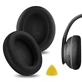 Geekria イヤーパッド互換性 パッド アンカー Anker Soundcores Life Q10, Life 2 NEO BT ヘッドホンに対応 パッド イヤー/イヤーカップ プロテインレザー (ブラック)