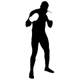 Boxing壁デカールステッカー3 – デカールステッカーと壁画子供少年少女の部屋、寝室。スポーツの装飾 – ボクサーシルエット、ホーム装飾の壁アート壁画 12 in. (4.5"W x 12"H) 