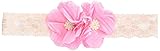goldbug ツインフラワー&レース ヘアーバンド ピンク ナイロン 91248