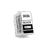 J-ECO製 BC-365XL ブラック 染料 単品 大容量 ISO14001、ISO9001、CE、SGS認証工場 キヤノン用 詰め替えインクカートリッジ (BC-365 BC-366 BC-365XL BC-366XL BC-365BK BC-366CL BC-365XLBK BC-366XLCL)