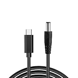 USB-C PD トリガーケーブル 3A 急速充電 Type C PD to DC電源ケーブル DC 5.5mm*2.5/2.1mm 電源プラグ 充電ケーブル USB-C入力からDC電源 PD充電ケーブル(9V 12V 15V 20V) ラップトップノートブック用 USB Type C PD to DC電源ケーブル (9V)