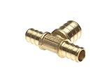 Viega PureFlowゼロリード真鍮PexクリンプTee with 1 " x 3 / 4 "クリンプXクリンプ 2 Pack B017BW650I 2