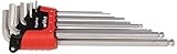 Wiha 66996 ErgoStar Ball End Hex L-Key, 9-Piece Set [並行輸入品]