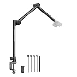 SmallRig オーバーヘッド 3 セクション デスクトップ カメラ ブラケット ダンピング ブーム アーム デスク マウント 360° 回転可能なボール ヘッド 卓上 C クランプ 最大荷重 2kg 写真撮影 ビデオ撮影 ライブ ストリーム 4324