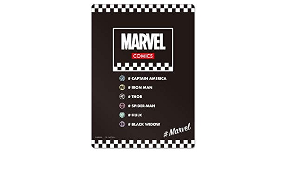 Amazon マーベルキャラクター ダイカット下敷き チェッカー 下敷き 文房具 オフィス用品
