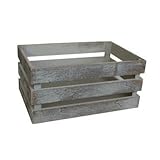 SmallヴィンテージSlatted Wooden Crate