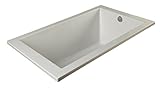 Clarke製品t3260sp-01 Sparta 3260 Tub 59 3 / 4 " x 32 "、ホワイト