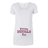 FutureバッファローファンレディースマタニティTシャツ US サイズ: M カラー: ホワイト