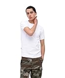 [Avirex] [アヴィレックス] Tシャツ半袖 (抗菌) (防臭 DAILY RIB CREWNECK TEE 6143502 メンズ Lサイズ 001 WHITE
