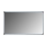 maykke Riley 48 " W x 28 " H LEDミラーwithデフロスタ、壁マウントライト付き浴室洗面化粧台ミラー、フレームレスミラー壁の装飾、水平または垂直ミラーwith LED照明