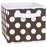Koala Baby Canvas Dot Bin - Brown by Babies R Us