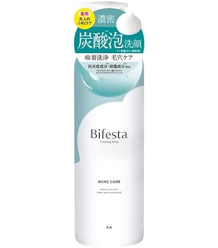 Amazon | Bifesta(ビフェスタ) 炭酸 泡洗顔 モイスト ヒアルロン酸