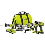 Ryobi 18-Volt ONE+ Lithium-Ion Ultimate Combo Power Tool Kit (6-Tool) - Model: P884 [並行輸入品]