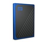 WD ポータブルSSD 1TB USB3.0 ブルー My Passport Go 外付け / 3年保証 【PS4 / Xbox Oneメーカー動作確認済】WDBMCG0010BBT-WESN