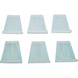Prime Line Prod.PL7756Spline Channel Pull Tab-6PK WHT SPL CHN PULL TAB (並行輸入品)