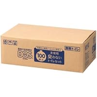 【15年保存・BOS付き】 BOS非常用トイレ (Bセット) 100回分 ◆ 防臭 防菌 ◆ 防災グッズ 災害 簡易トイレ 携帯トイレ 【排泄臭の根本解決はBOSだけ】