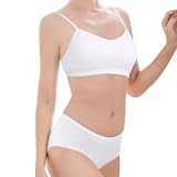 [RONGUI] 上下5セット 使い捨て下着 女性 防災グッズ 大きいサイズ ブラジャー ショーツ パンツ 旅行 入院 (L)