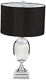 Elk 10141/1 Capri 1-Light Pendant with Glass Shade, 5 by 9-Inch, Satin Nickel Finish [並行輸入品]