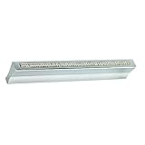 Atlas Homewares 3200 Crystal Collection 4.3-Inch Inset Crystal thick Pull, Brushed Anodized Aluminum