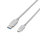 エレコム USB-Cケーブル A-C 1m USB3.1 ホワイト USB3-APAC10WH