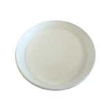 明和 セラアート受皿　植木鉢皿（プラスチック樹脂製) 白 Lサイズ