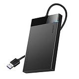 UGREEN 2.5インチ HDD ケース HDD/SSD ケース 【USB 3.0接続規格】 USB A SATA 3.0 2.5型 外付けケース UASP対応 5Gbps高速転送速度 6TB容量 9.5mm/7mm HDD/SSD対応 ハードディスクケース 工具不要 Mac OS/Windows/Linux等に対応 【ケーブル一体型】