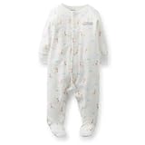 Carter's カーターズ　キリンさん　総柄　カバーオール ロンパース ボディスーツ インポート ベビー服 (6M)