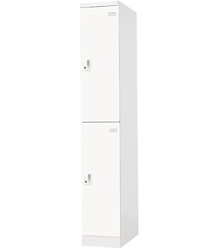 Amazon.co.jp: アルプススチール ロッカー 2段 2人用 開閉表示付