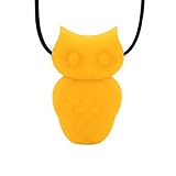 Jellystone Designs Owl Pendant Teether Necklace - Canary Yellow by Jellystone Designs [並行輸入品]