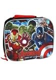 Marvel Avengers Lunch Box with 2 Pack of 3 Sectioned Lunch Kit With Pack of 4 Pencils [並行輸入品]