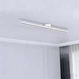 LUTW Pro ダクトレール ライティングレール 1m 耐荷重5kg 360°角度調整 レールライト スポットライトレール 引っ掛け シーリング 簡易取付 おしゃれ 照明器具 可動範囲96cm ホワイト