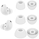 A-Pcas イヤーチップ Galaxy Buds 2 Pro 用 イヤーピース S/M/L 3ペア シリコン製 ホワイト